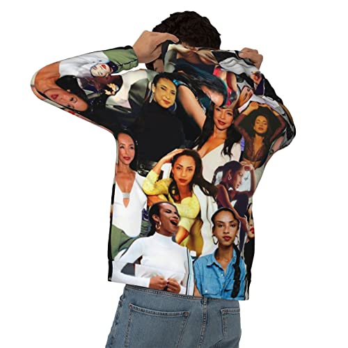 XENITE Sade Music And Adu Men's Hoodies Pattern Pullover Hooded Sweatshirt Streetwear Hooded Tops4