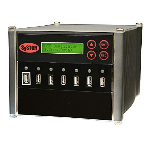 Systor SYS-USBD-6 1 to 6 Multiple USB Thumb Drive Duplicator / USB Flash Card Copier
