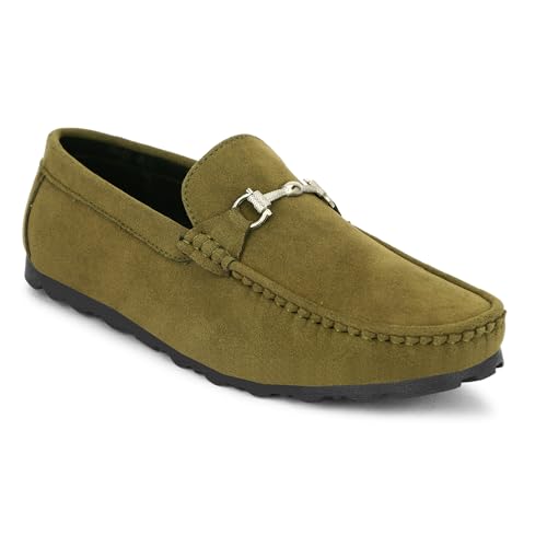 Image of TROTUS Men's Stylish & Comfortable with Soft Cushioned Insole | Hand-Stitched Design for Trendy | Loafer for Men