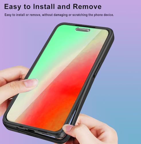 Draamvol for iPhone 12 Case Built-in Screen Protector Clear Silicone Bumper Cover Shockproof 360°Full Body Drop Protection Transparent Cover for iPhone 12 Phone Case - Image 4