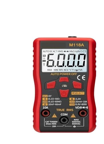 Multimètre M118A automatique résout les pannes électriques complexes avec son mode 6000 points