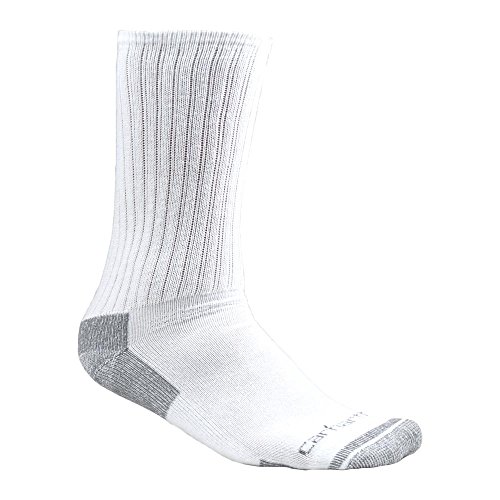Carhartt Men's 3 Pack All-Season Cotton Crew Work Socks