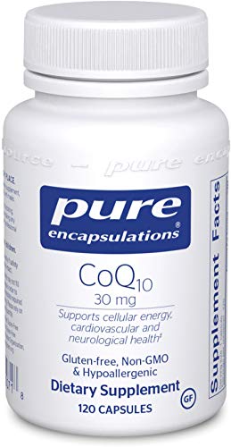 Pure Encapsulations - CoQ10 30 mg - Hypoallergenic Coenzyme Q10 Supplement - 120