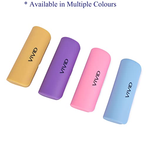 Image of VIVID Vision Unisex Adult Eyewear Specs Case Cover | Screw Driver | Free Cloth | Protect Eye Glasses | Plastic | Spectacles | Cases | AP-394 | 3 IN 1 | Pink