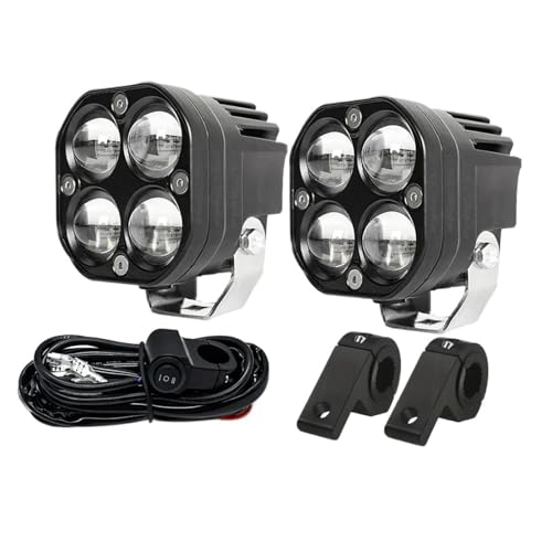 Feux additionnels moto LED pour phare antibrouillard Suzuki camion SUV étanche