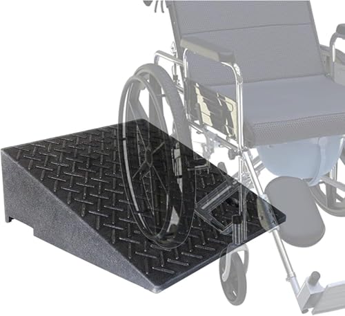 Rampe de trottoir stable avec surface antidérapante pour vélos