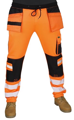 Pantalon de travail en polaire haute visibilité homme : protégez vos genoux du gel et des chocs