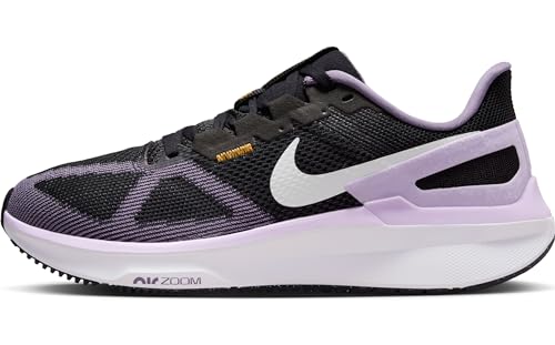 Nike Air Zoom Structure 25 Damen Laufschuh, Black/White-Daybreak-Lilac Blo, 39