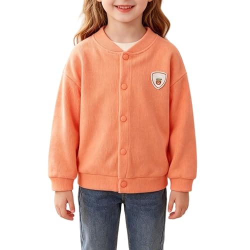 baby coat Button Long Sleeve Baseball Jacket School Coat