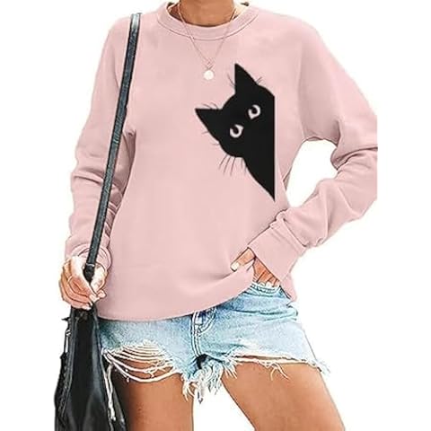 FRYAID Funny Cat Sweatshirt Cover