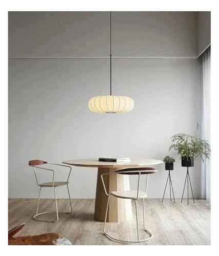 Lustre en soie D50cm pour adoucir l'éclairage trop vif de votre chambre à coucher