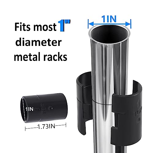 72 Pack Wire Shelving Shelf Lock Clips For 1" Post- Shelving Sleeves Replacements For Wire Shelving System #TOP1