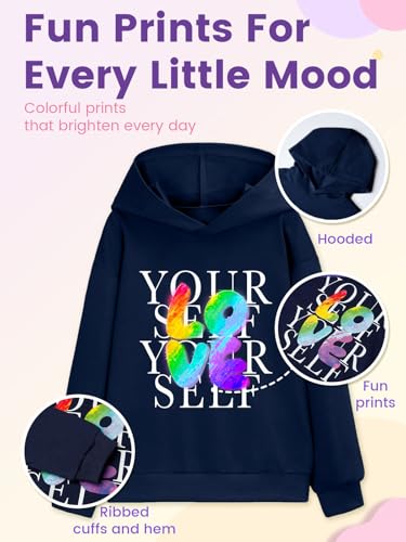 Image of WELAKEN Sweatshirts for Girls Toddler & Kids II Little Girl's Pullover Tops Sweaters & Hoodies