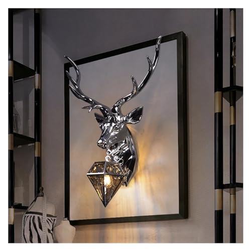Wall lamp, k}pEH[vƖVo[S[hobNz[EH[CgQXgrO[(Silver,65x35cm)