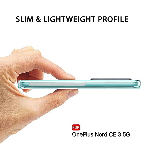 Image of TheGiftKart Back Cover Soft Case for OnePlus Nord CE 3 5G | Best Camera Protection | Inbuilt Dust Plugs & Anti-Slip Grip | Ultra Clear Slim Back Cover for OnePlus Nord CE3 5G (Silicone, Transparent)