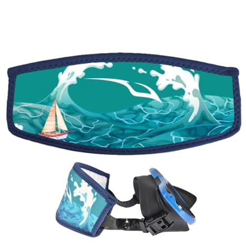 Sangle de lunettes de plongée anti-cheveux emmêlés housse de rechange