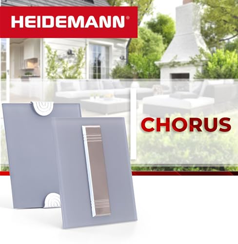 HEIDEMANN Türklingel Chorus - elektronische Haustürklingel - Mehrklanggong - rauchglas - Hausklingel