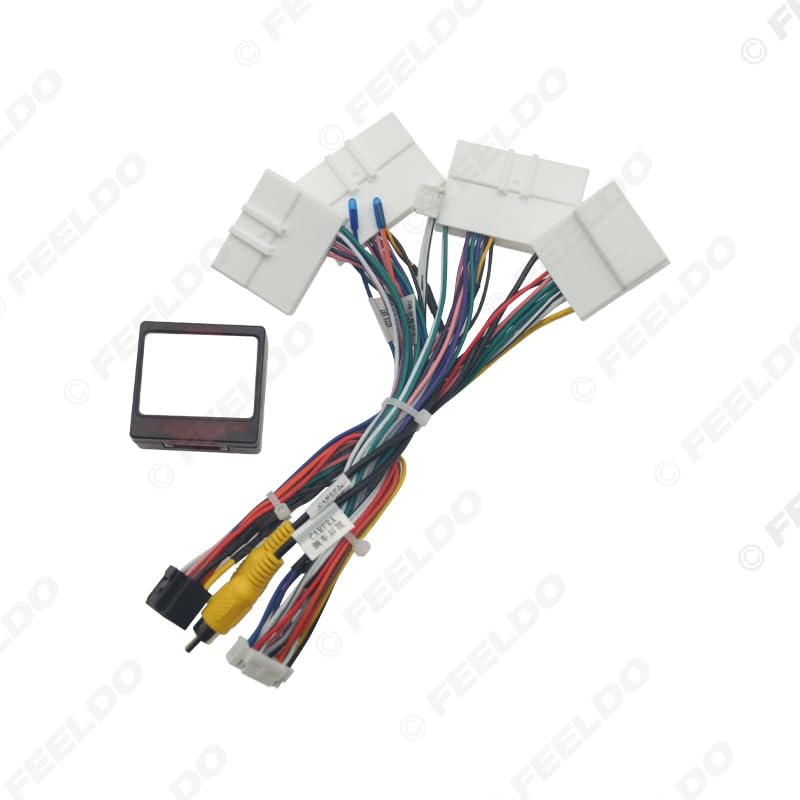 Car for Audio Wiring Harness with Canbus Box for Renault Arkana Clio Duster 16pin CD/DVD Stereo Installation Wire Adapter - (Color Name: Harness CANBUS Box)