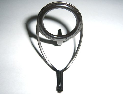 DBlue Set Solid Titanium Oxide Spinning Rod Guides Long-Wide Leg Rod Making