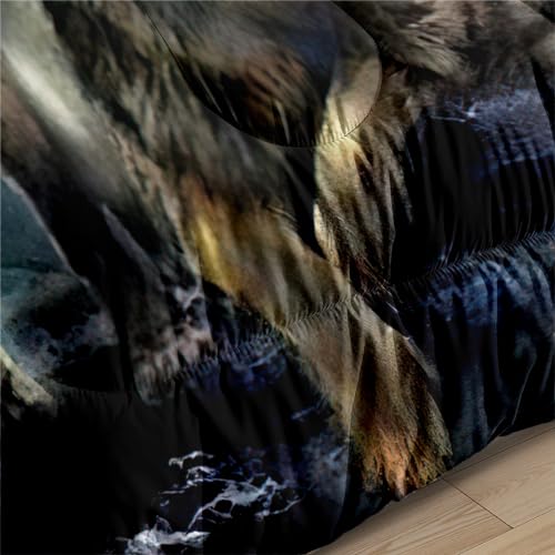 Couette avec rembourrage en polyester loup 220x240 anti-transpiration