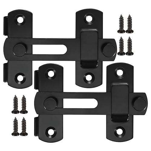 2 pestillos para puerta de acero inoxidable, pestillo de puerta de acero inoxidable, pestillo deslizante para puertas, ventanas, baños, ventanas, armariospuerta de granero