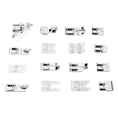 Set profesional de 16 pies para máquina de coser miniatura 1