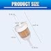 2PCS AM116304 Fuel Filters with Magnet for 1/4 In and 5/16 In, In Line Fuel Filter Replacement for Kohler John Deere Gravely Toro Lawn Mower Tractor, Replaces 25 050 22-s GY20709 21541500 38666 98021