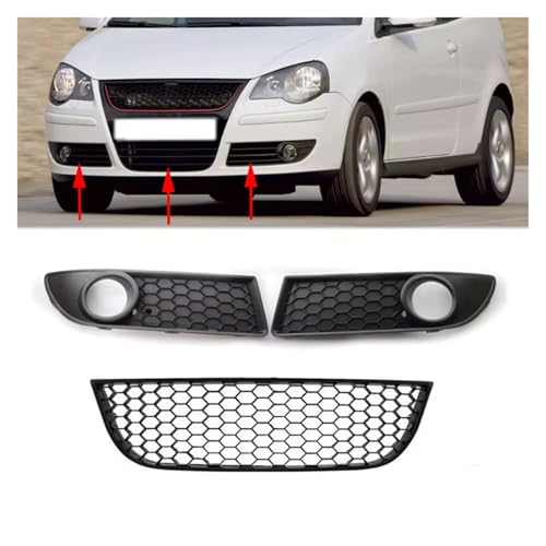 Grille centrale inférieure VW Polo 9N3 2005-2009 protège radiateur contre débris 6Q0853677B