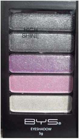 BYS 5 Piece EyeShadow Palette - 17 High Shine Galaxy by bys