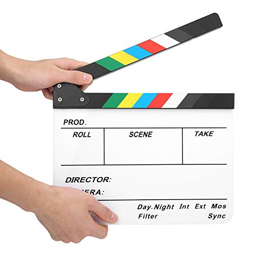 Prancha, placa de claquete de filme com ímã embutido, não é fácil de quebrar materiais orgânicos par