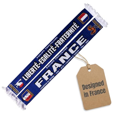 Écharpe en soie Europe de football pour supporter français