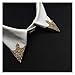 Collar Pin Collar Pins 8 Pair Metal Brooch Lapel Mens Fashion Brooches For Suit Shirt Pin Tips Dress Decoration Business Ceremony(Color 3)