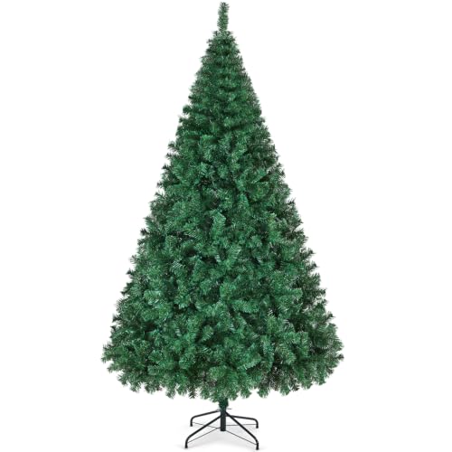 Yaheetech Árbol de Navidad Artificial Frondoso 214 cm,1050 Ramas PVC