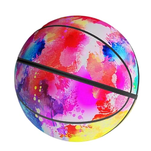 Jorzer Baloncesto Silencioso para Niños Baloncesto Silencioso Lavable Hinchable Pelota Sin Aire Antideslizante con Cremallera para Lanzar Patadas Artículos Deportivos No. 5 Naranja Cesta Silenciosa.