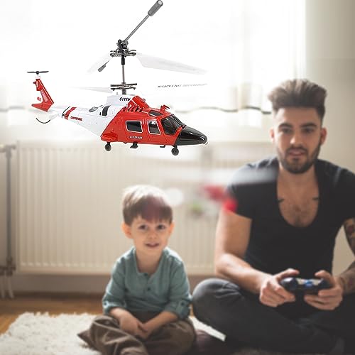 CIADAZ Helicóptero de controle remoto S111H com hélice dupla 2,4 GHz Drone de controle remoto Altitu