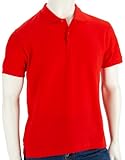 poloshirt rot weiss blau Verstärkte Schulternaht mit Steppung