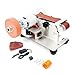 READ!LY Mini Belt Sander 15° Knife Sharpener Electric Bench Grinder, 7-Speed Adjustable Buffer Polisher for DIY, Metal & Wood Tools, Blade Sharpening Kit