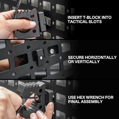 image for TACMOLLE Quick Release Rubber Clamp for MOLLE Panel - MOLLE Accessorie