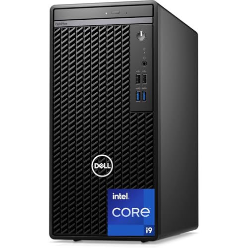 Image of Dell Optiplex 7010 Tower Business Desktop, Intel i9-12900K Processor (up to 5.0 GHz), Intel UHD 770 Graphics, 64GB RAM, 2TB PCIe SSD, DVD-RW, DP Port, HDMI, Wi-Fi + Bluetooth, Windows 11 Pro
