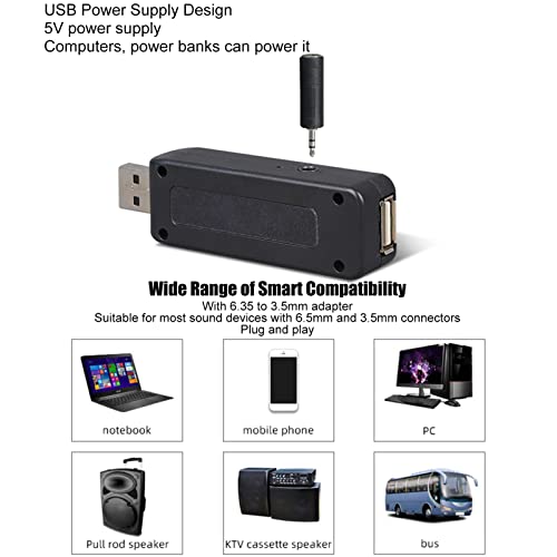 Micrófono inalámbrico UHF con reducción de ruido y receptor USB para equipos de sonido de canto 3