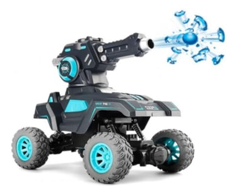 Carrinho de Controle Remoto Tanque de guerra lança bolinhas de gel