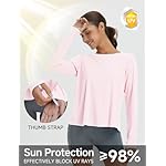 baleaf Women's Long Sleeve Workout Tops Athletic Shirts Split Back Running Gym Quick Dry Sun Protection UPF 50+ - Image 5
