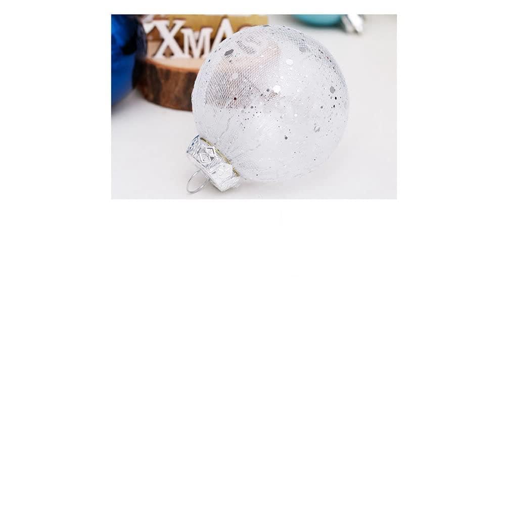 CTRLZS 30Pcs Christmas Balls 6cm for Tree Blue Christmas Balls Plastic Christmas Tree Ornaments Decorations Home Pendants
