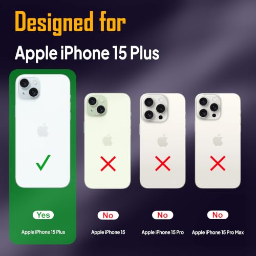 Image of ZAP CASE Paper Thin Case for iPhone 15 Plus | Ultra-Slim 0.5 mm Back Cover | Metal Buttons | Lightweight | Matte Finish | Anti-Fingerprint | Scratch Resistant | Camera Protection | Magsafe | Black