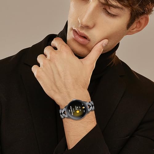 Correa metálica para Google Pixel Watch 41mm negra miniatura 5