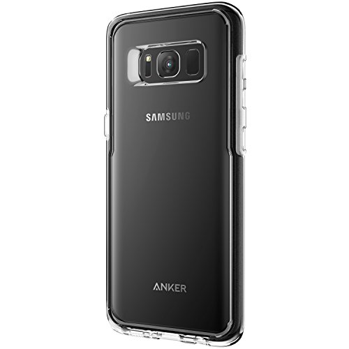 Samsung Galaxy S8 Case, Anker Ice-Case Absorb, Transparent Clear Protective Case for Galaxy S8 with Superior Defense and Shock Protection(Black)