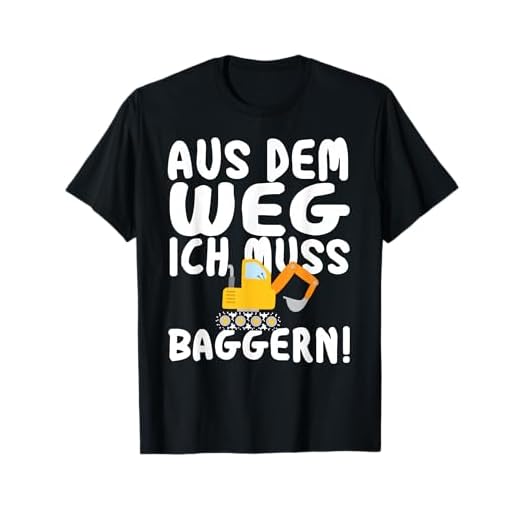 Bagger Fahrzeuge Jungs T-Shirt