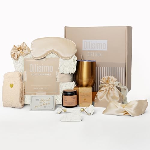 Luxury Gift Basket for Women – Spa Self Care Kit, Hug in a Box, G...