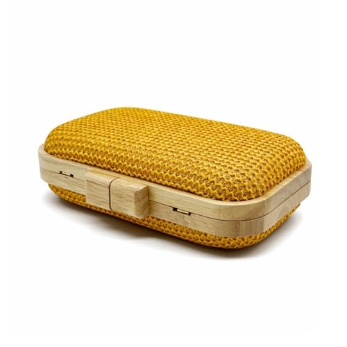 Image of Women Straw Clutch Purse Handwoven Summer Evening Bag Beach Straw Handbag Wedding Party Clutch Bag Wicker Purse
