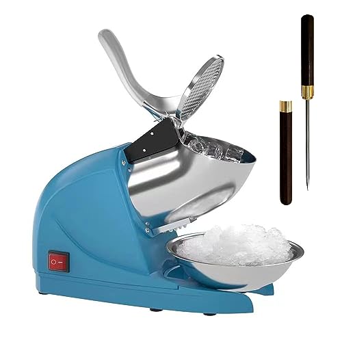 OKF Ice Shaver Prevent Splash Electric 3 Blades Machine